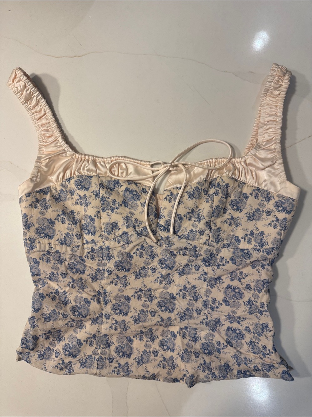 ASTR the Label Floral Milkmaid Top